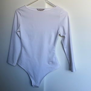 Athleta white xs bodysuit
